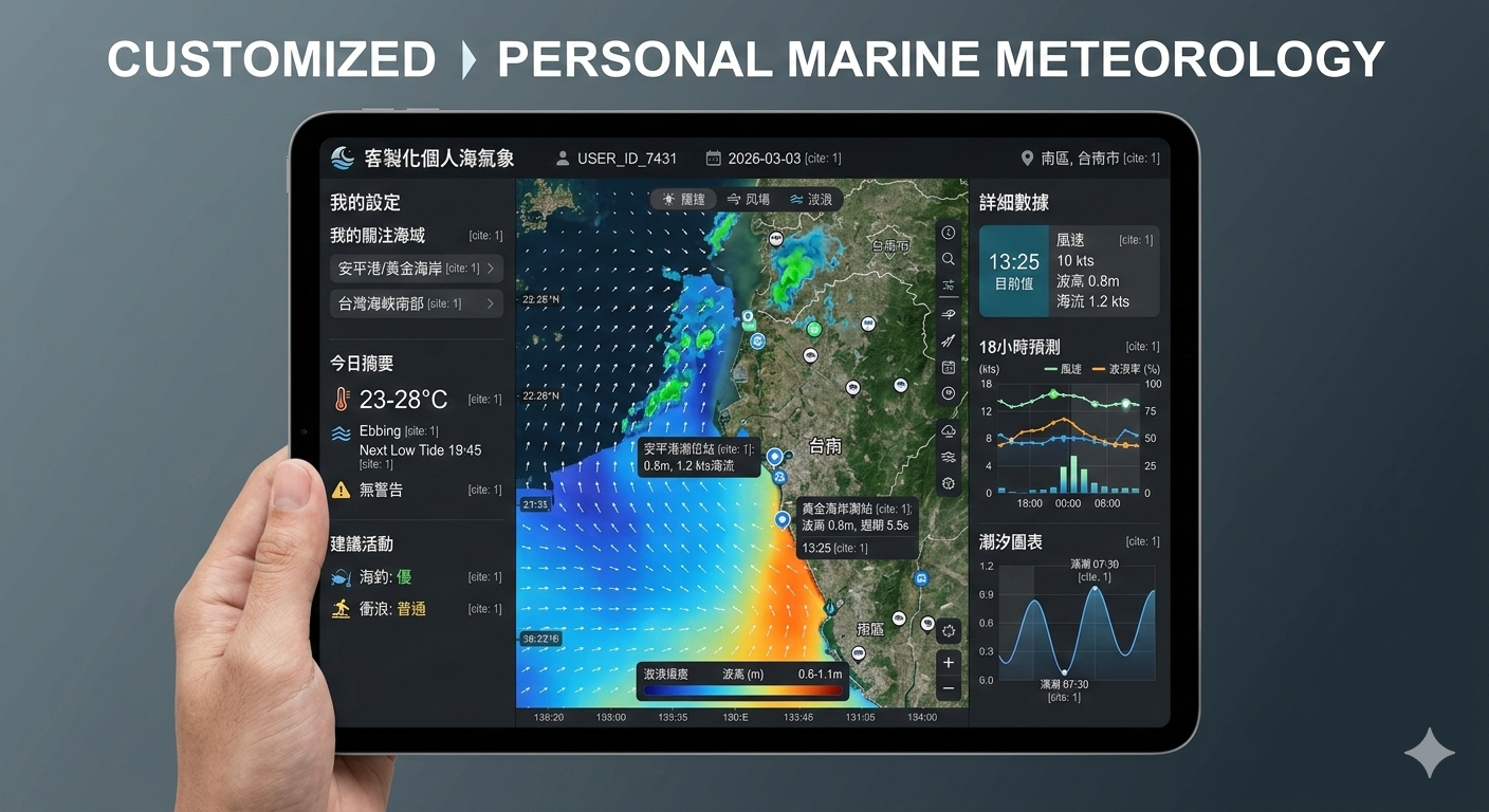 客製化個人海氣象